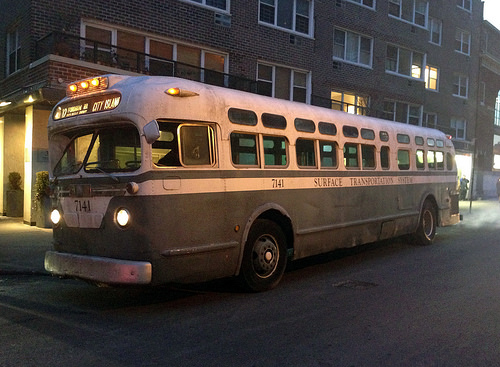 1950s bus photo
